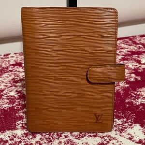 Louis Vuitton Tan Textured Organizer